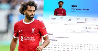 Mohamed Salah of Liverpool FC Looks on during the pre-season friendly match between Karlsruher SC and Liverpool FC at BBBank Wildpark on July 19, 2023 in Karlsruhe, Germany.