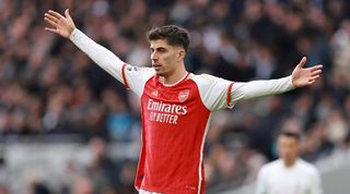 Kai Havertz in action for Arsenal