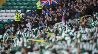 Celtic Rangers fans